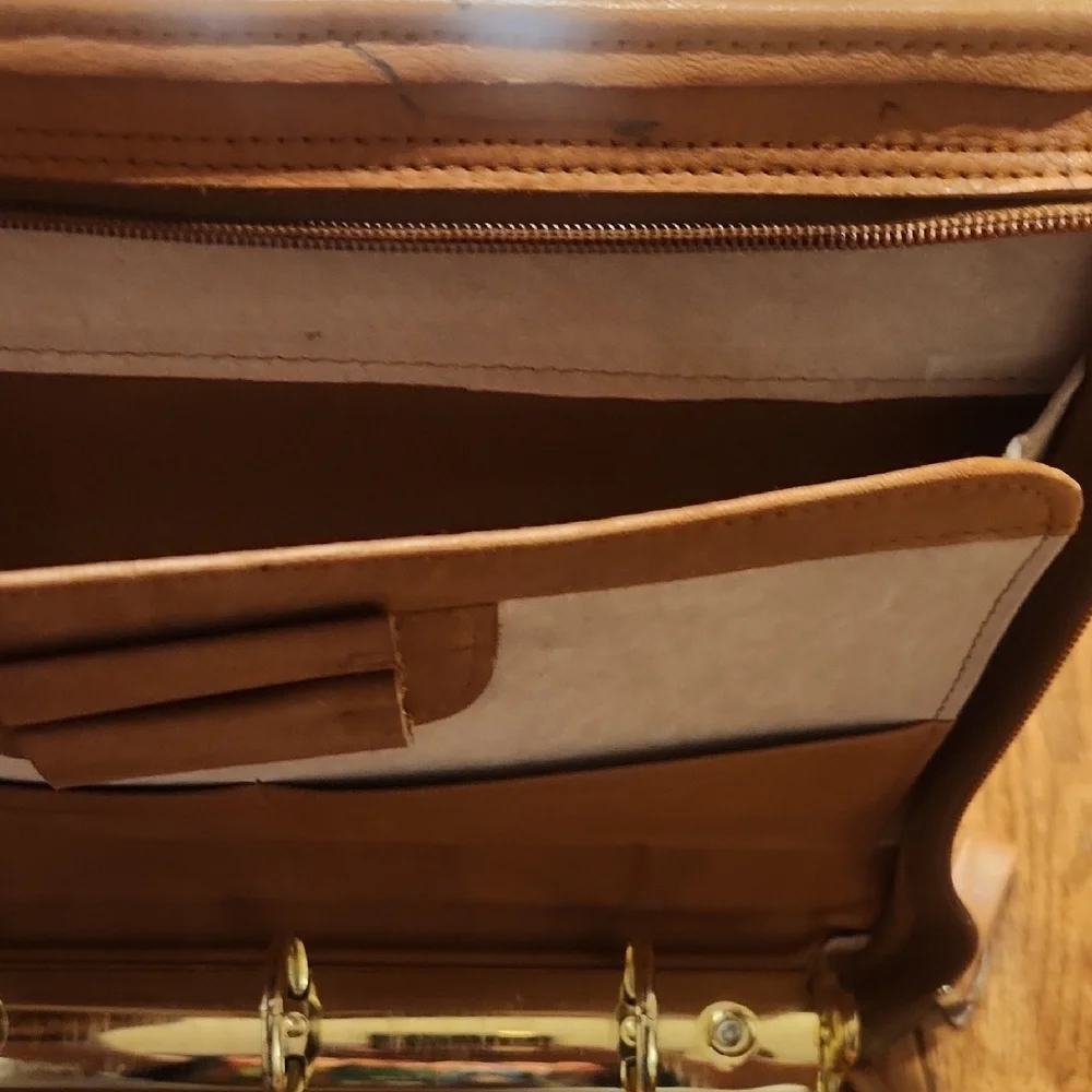 Men's Tan Day Planner Orangizer full-grain leather P-006